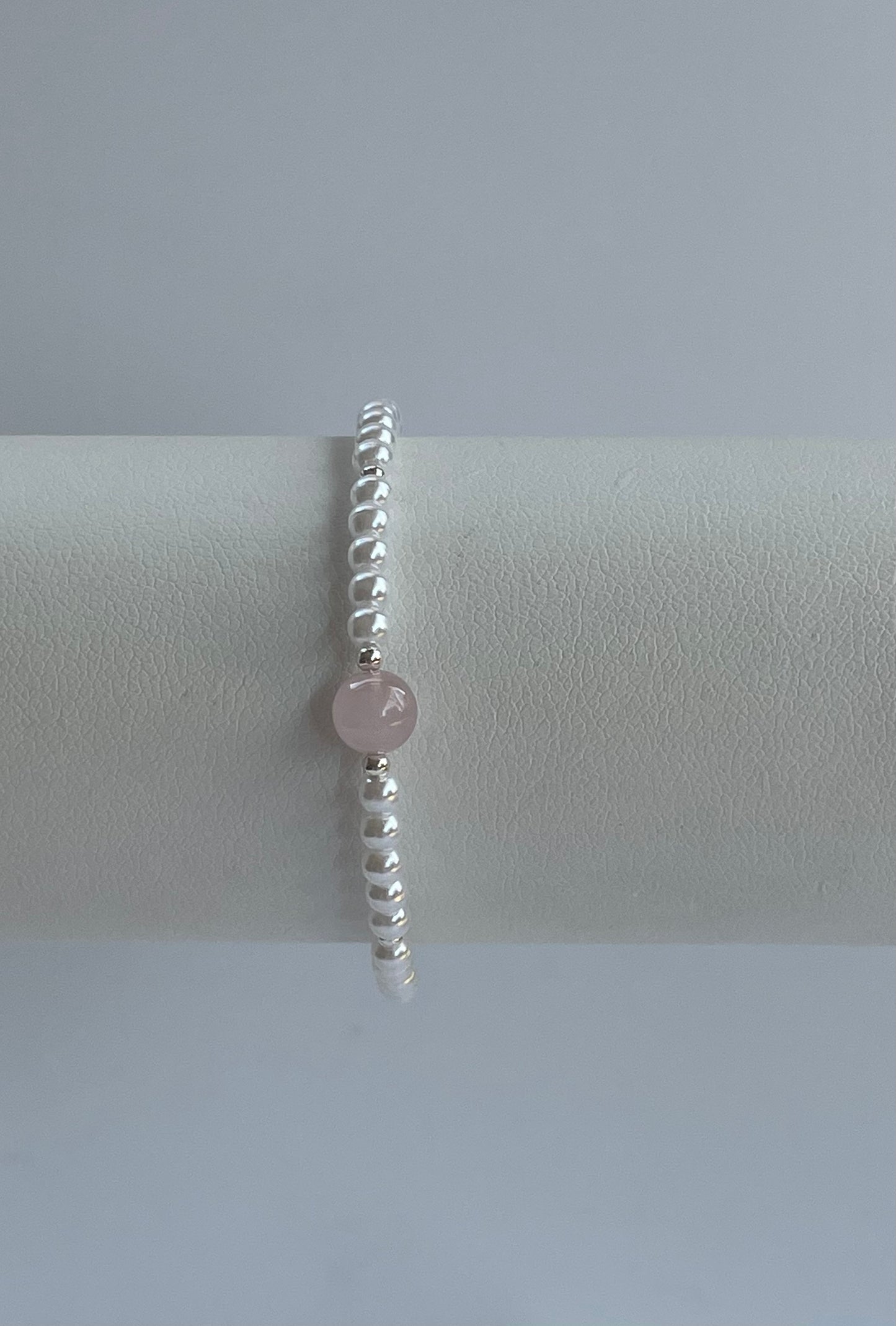 Pearl and Rose Quartz bracelet