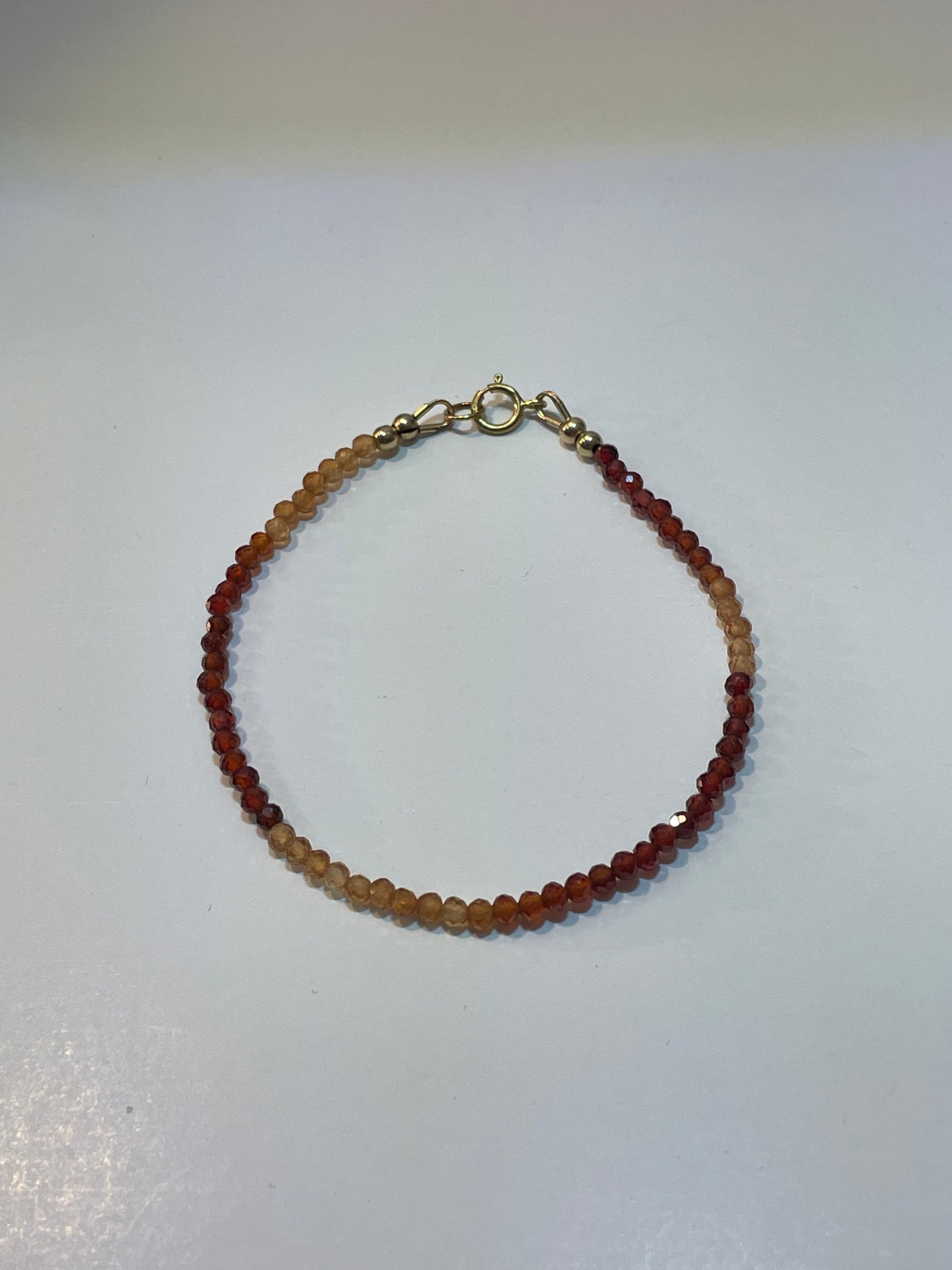 Hessonite Garnet bracelet
