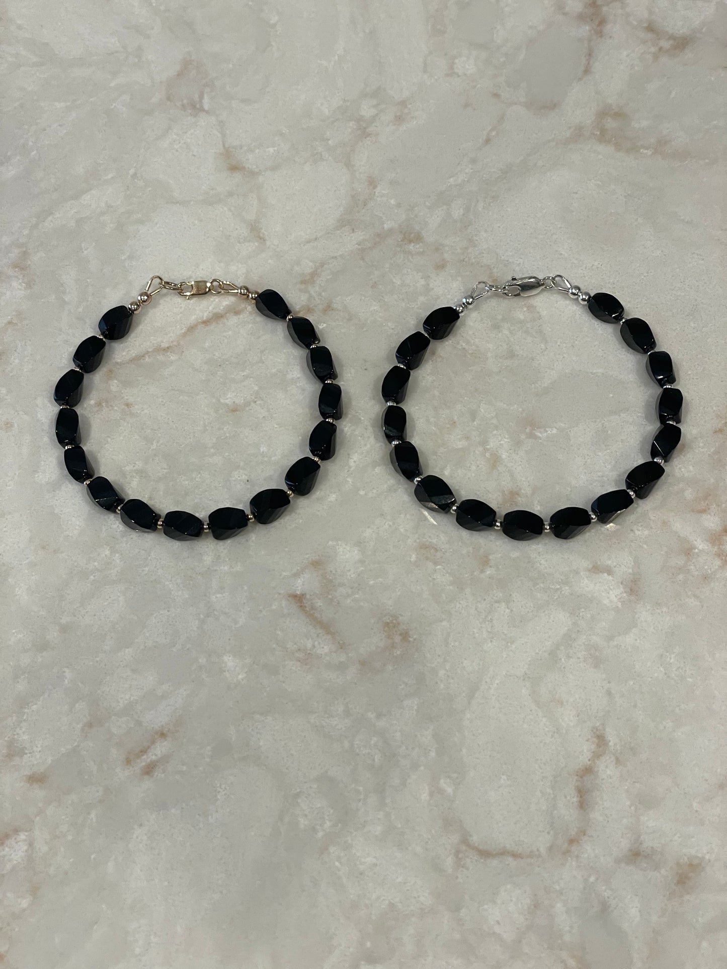 Onyx freeform bracelet